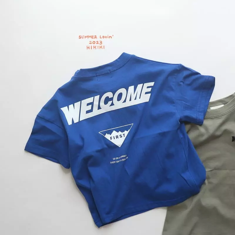 Hikiki - Korean Children Fashion - #toddlerclothing - Welcome Tee - 5