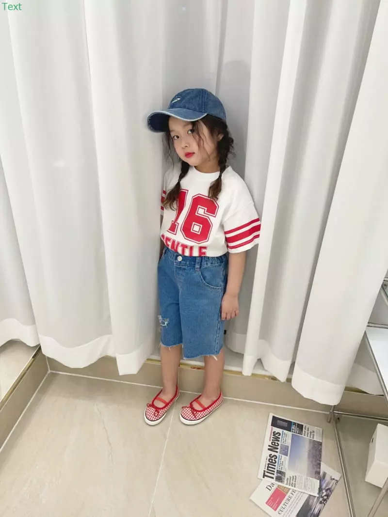 Honeybee - Korean Children Fashion - #childofig - Denim Vintage Shorts - 11
