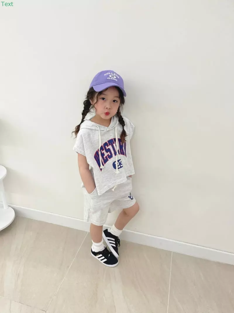 Honeybee - Korean Children Fashion - #childrensboutique - Hoody Cape Top Bottom Set - 5