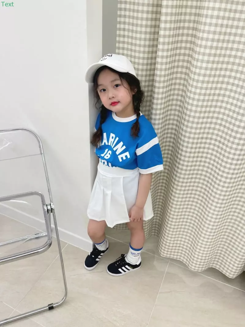 Honeybee - Korean Children Fashion - #childrensboutique - Color Marine Tee - 2