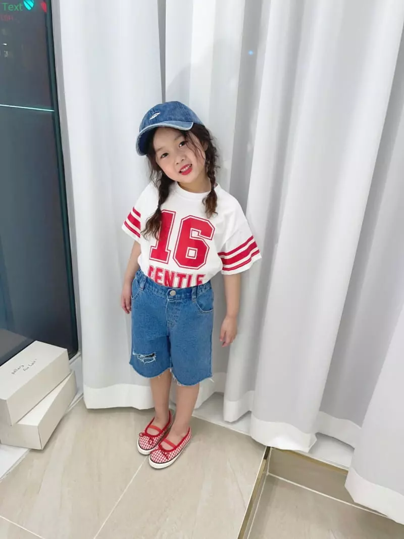 Honeybee - Korean Children Fashion - #childrensboutique - Denim Vintage Shorts - 12