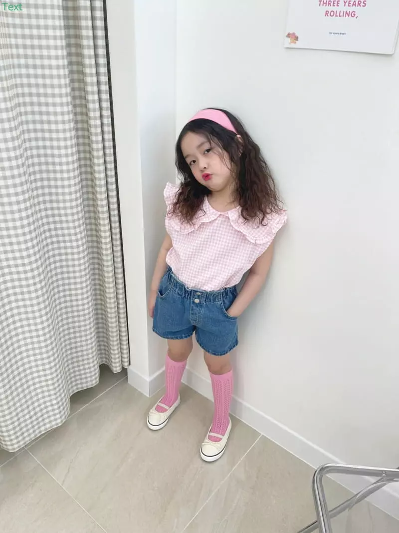 Honeybee - Korean Children Fashion - #discoveringself - Check Sleeveless Blouse - 6