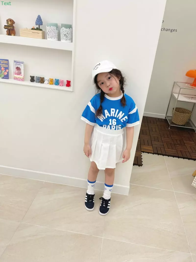 Honeybee - Korean Children Fashion - #kidzfashiontrend - Color Marine Tee - 8