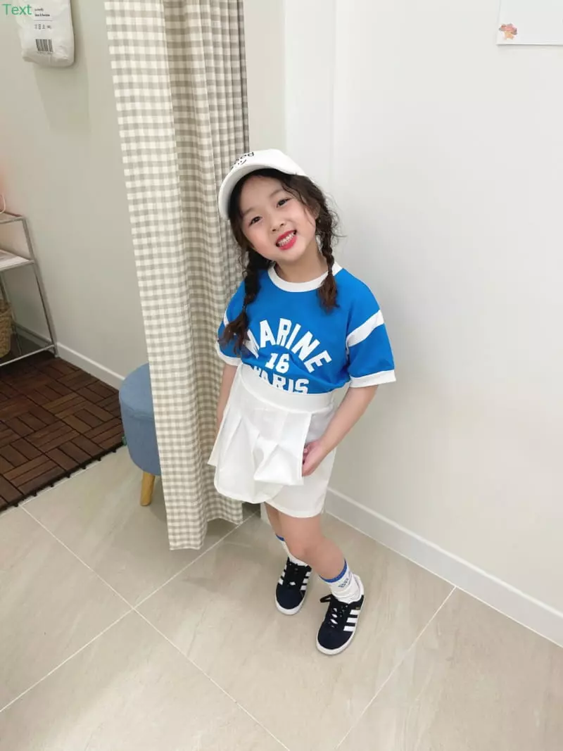 Honeybee - Korean Children Fashion - #littlefashionista - Color Marine Tee - 10