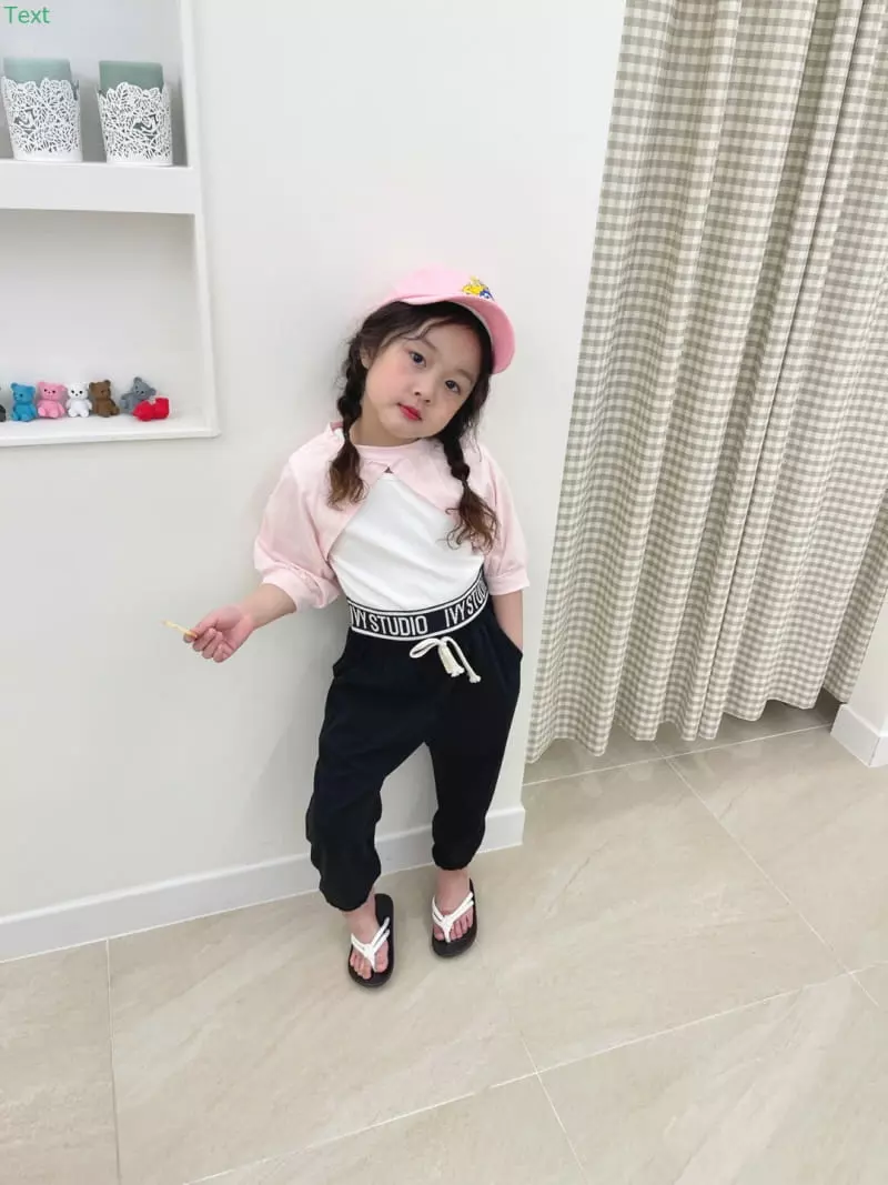 Honeybee - Korean Children Fashion - #minifashionista - Crop Shoulder Tee - 2