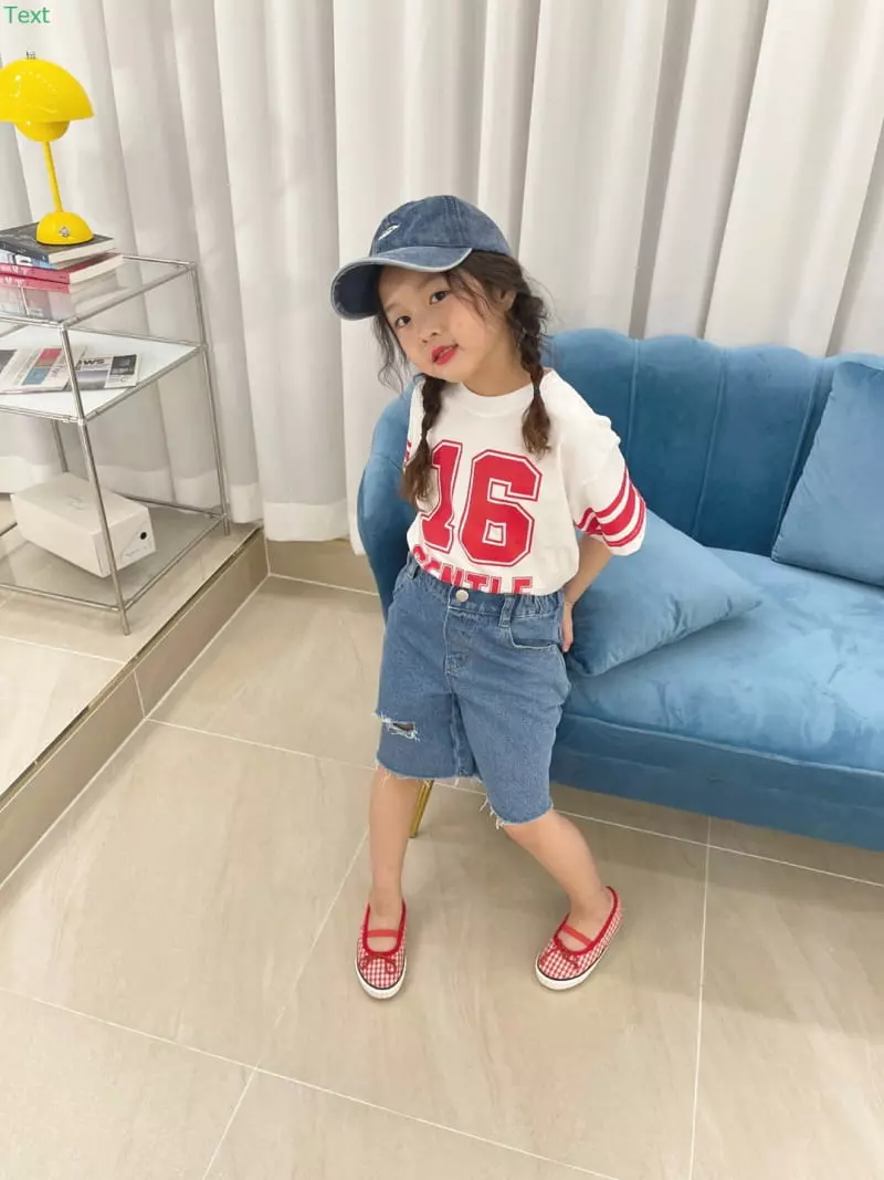 Honeybee - Korean Children Fashion - #prettylittlegirls - Denim Vintage Shorts - 7