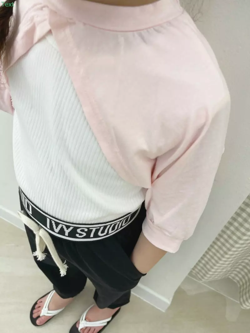 Honeybee - Korean Children Fashion - #prettylittlegirls - Crop Shoulder Tee - 4