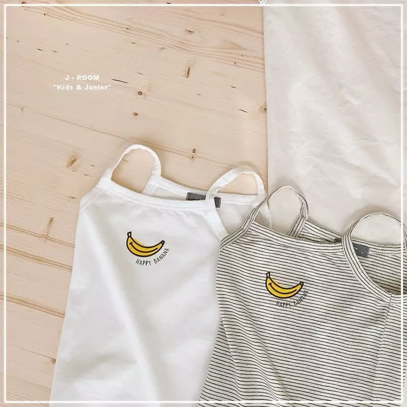 J-Room - Korean Children Fashion - #childofig - Banana String Sleeveless - 2