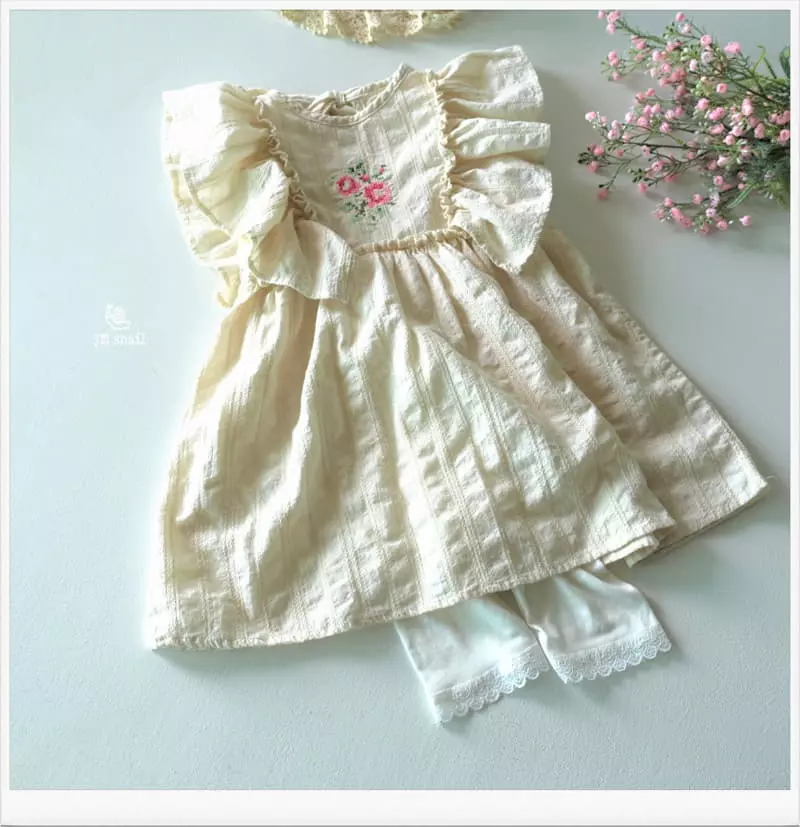 JM Snail - Korean Children Fashion - #Kfashion4kids - Tencel Lace Leggings - 8