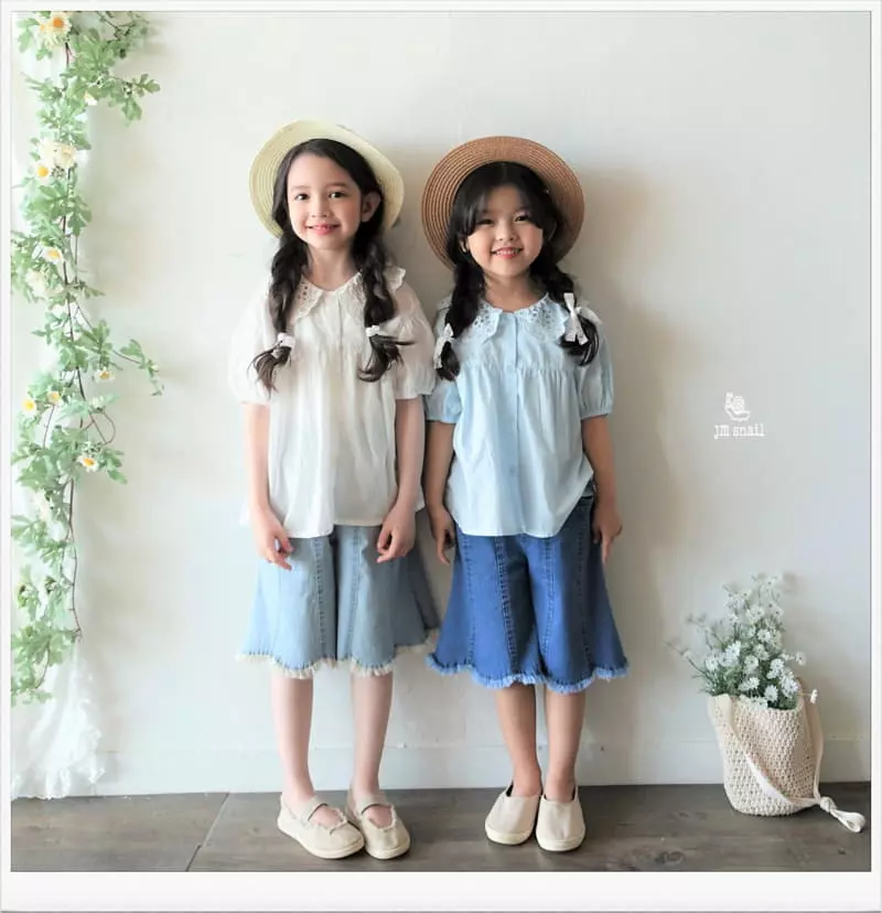 JM Snail - Korean Children Fashion - #stylishchildhood - Bonita Collar Blouse - 4