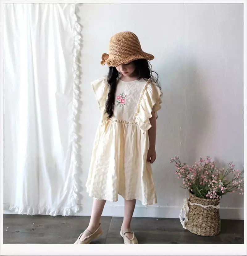 JM Snail - Korean Children Fashion - #fashionkids - Rose One-piece - 12