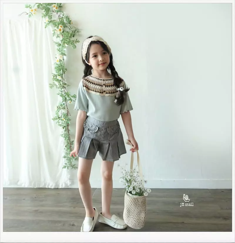 JM Snail - Korean Children Fashion - #littlefashionista - Wrinkle Currot Skirt - 8