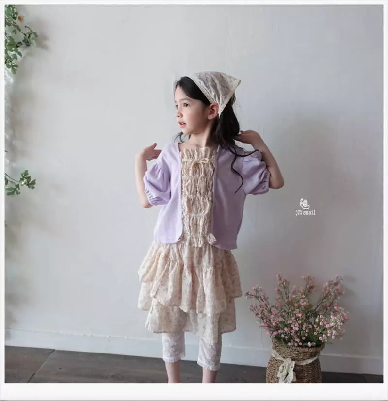JM Snail - Korean Children Fashion - #minifashionista - Popcorn Flower Smog Cardigan - 12