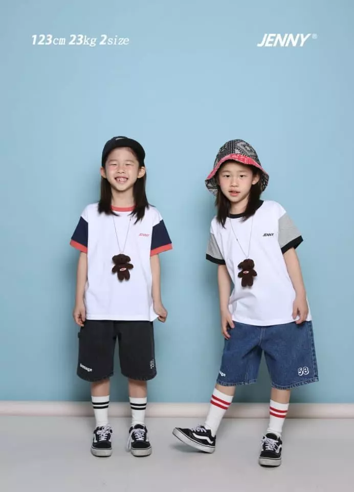 Jenny Basic - Korean Junior Fashion - #Kfashion4kids - 58 Half Jeans - 6