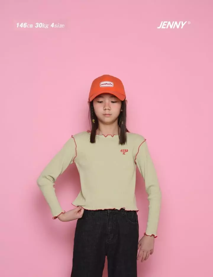 Jenny Basic - Korean Junior Fashion - #childrensboutique - K Rib Tee - 12