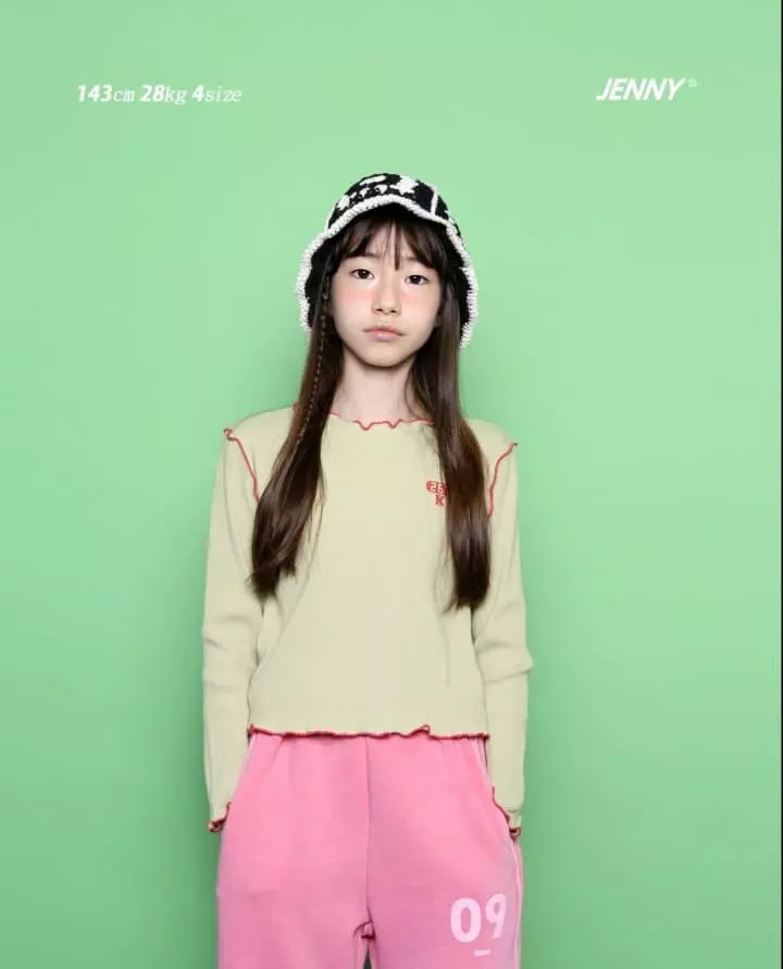 Jenny Basic - Korean Junior Fashion - #kidsstore - K Rib Tee