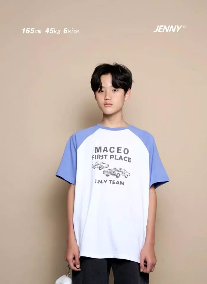 Jenny Basic - Korean Junior Fashion - #kidzfashiontrend - Place Raglan Tee - 3