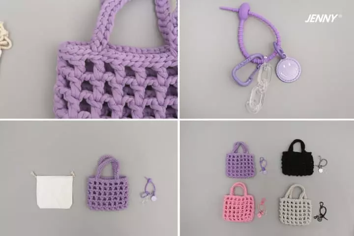 Jenny Basic - Korean Junior Fashion - #littlefashionista - Smile Twist Bag - 7