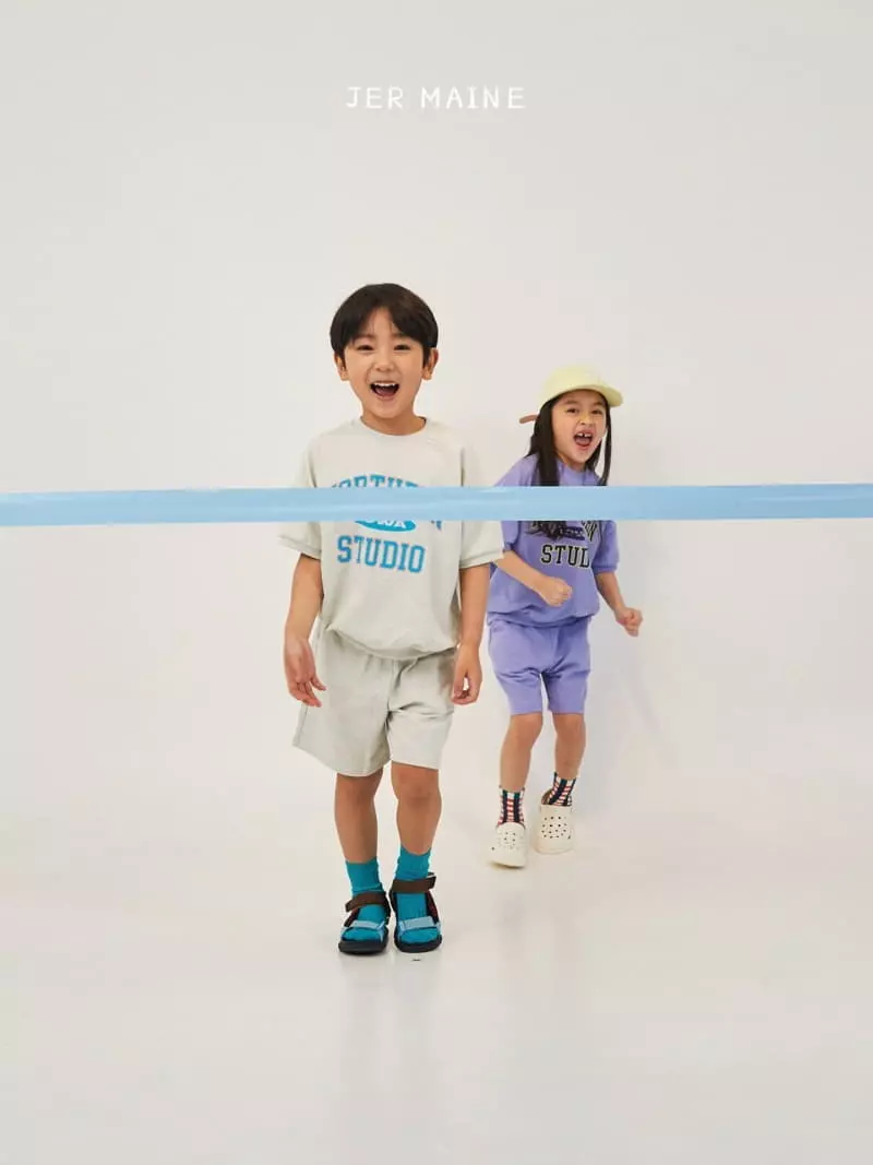 Jermaine - Korean Children Fashion - #childofig - Norden Studio Top Bottom Set - 2