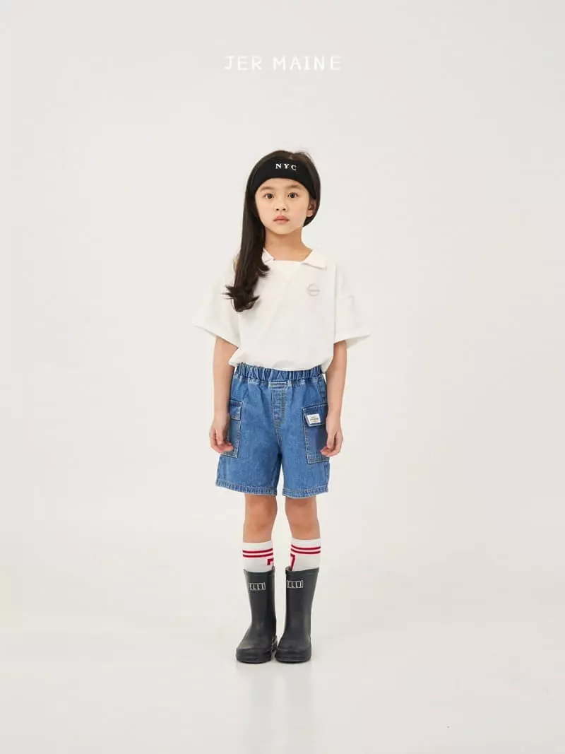 Jermaine - Korean Children Fashion - #designkidswear - Cargo Denim Pants - 6