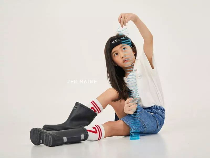 Jermaine - Korean Children Fashion - #discoveringself - Tennis Collar Tee - 5
