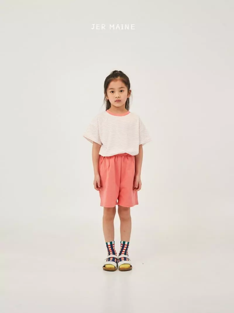 Jermaine - Korean Children Fashion - #fashionkids - Smile Stripes Color Tee - 11