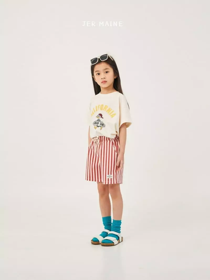 Jermaine - Korean Children Fashion - #kidsshorts - Sailor Duck Tee