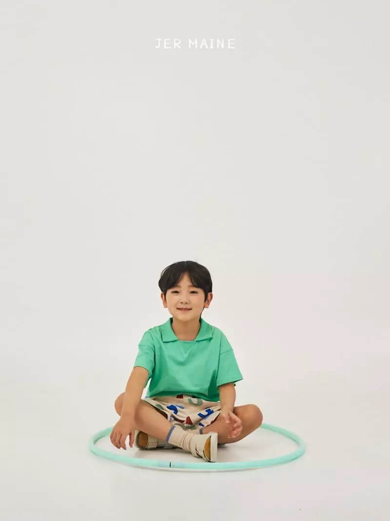 Jermaine - Korean Children Fashion - #kidsshorts - Tennis Collar Tee - 7