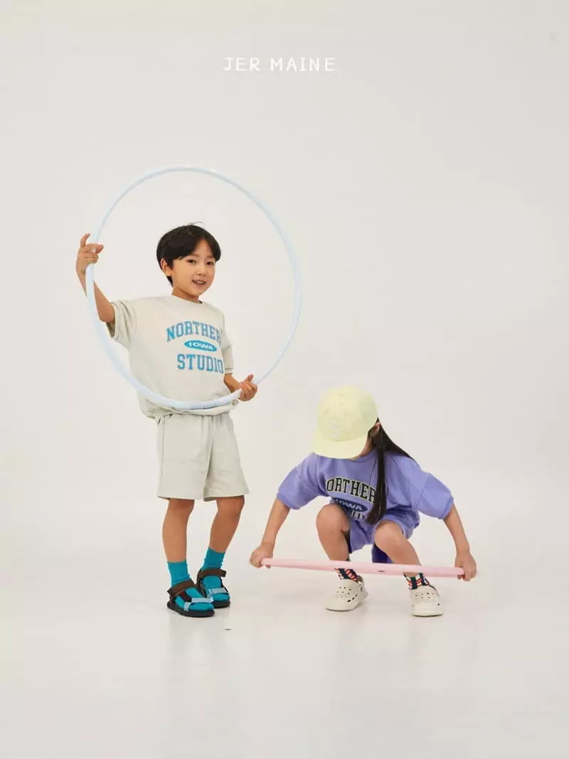 Jermaine - Korean Children Fashion - #littlefashionista - Norden Studio Top Bottom Set - 11