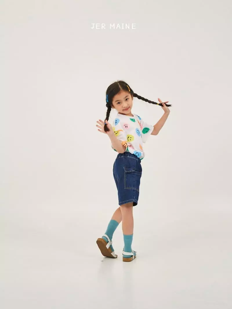Jermaine - Korean Children Fashion - #Kfashion4kids - Smile Color Tee - 4