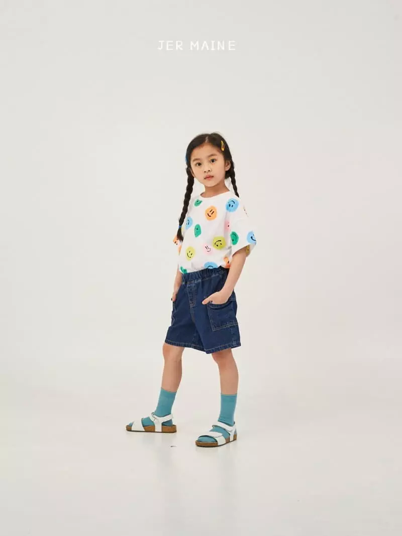Jermaine - Korean Children Fashion - #magicofchildhood - Smile Color Tee - 5