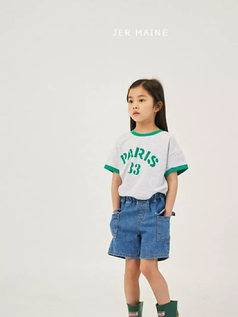 Jermaine - Korean Children Fashion - #magicofchildhood - Paris Color Tee - 11