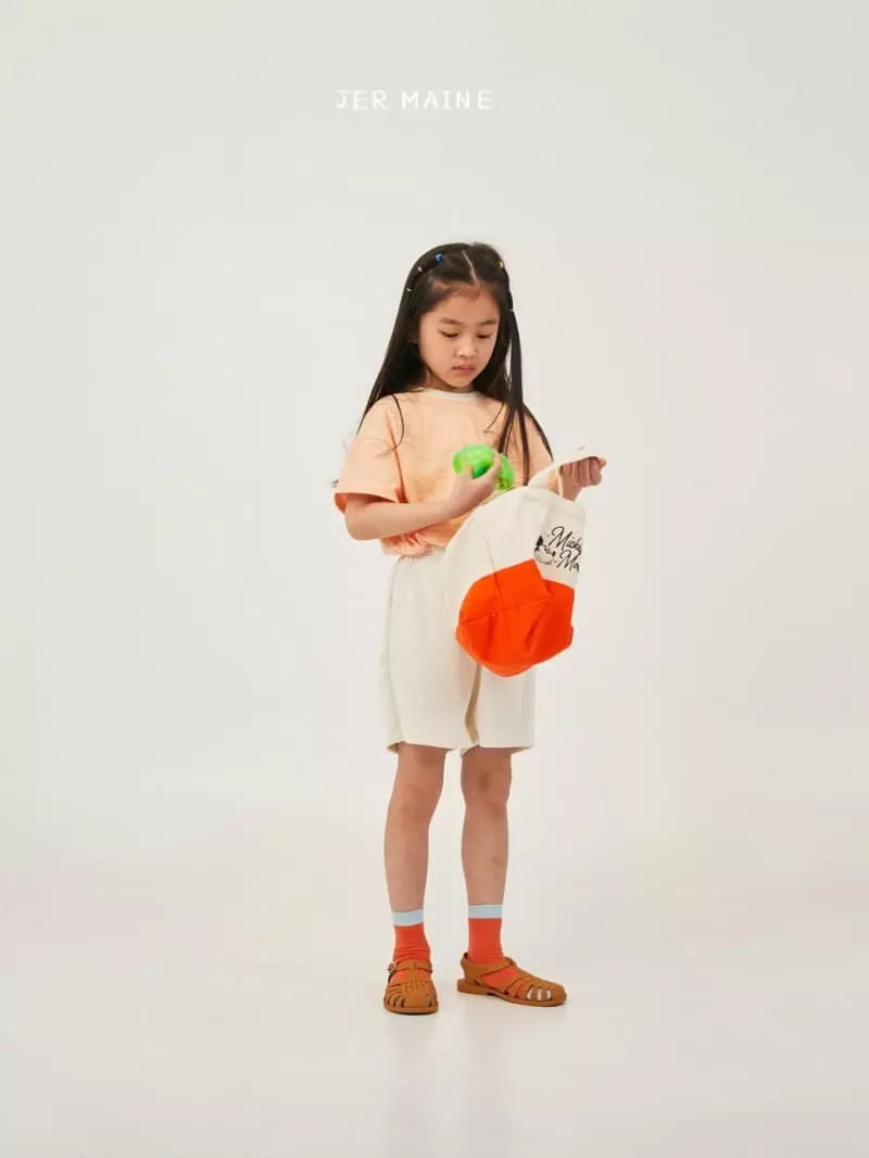Jermaine - Korean Children Fashion - #prettylittlegirls - Smile Stripes Color Tee - 5