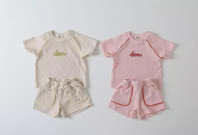 Jo Jo - Korean Children Fashion - #Kfashion4kids - Bonbon Top Bottom Set - 3