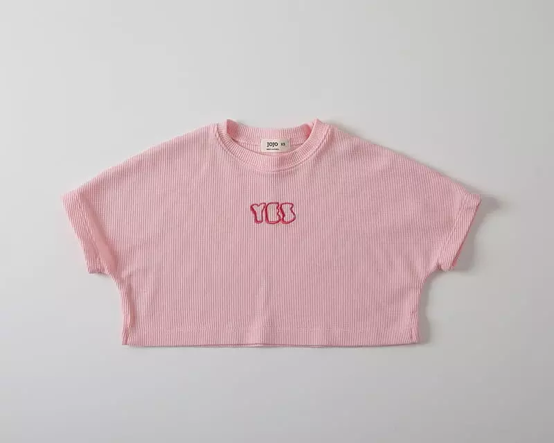 Jo Jo - Korean Children Fashion - #Kfashion4kids - Yes Crop Tee
