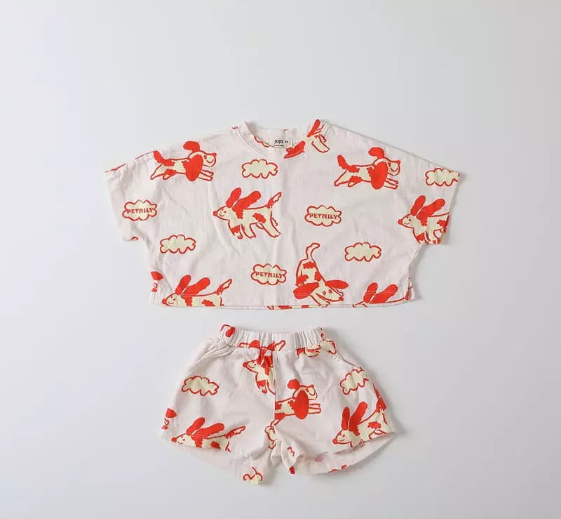 Jo Jo - Korean Children Fashion - #magicofchildhood - Milly Crop Top Bottom Set