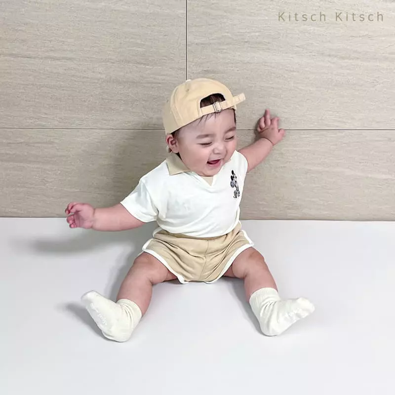 Kitsch Kitsch - Korean Children Fashion - #childrensboutique - Tennis Mickey Top Bottom Set - 4