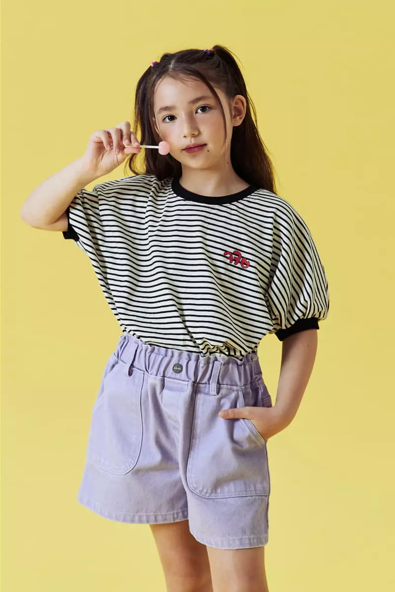 Kokoyarn - Korean Junior Fashion - #childofig - Daize Stripes Tee - 8