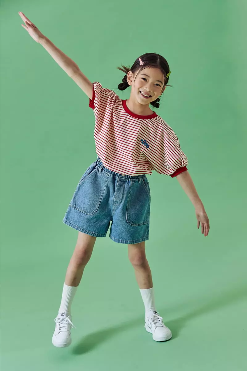 Kokoyarn - Korean Junior Fashion - #childrensboutique - Picnic High Waist Shorts - 3