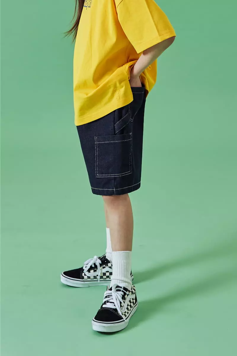 Kokoyarn - Korean Junior Fashion - #designkidswear - Blan Denim SHRots - 9