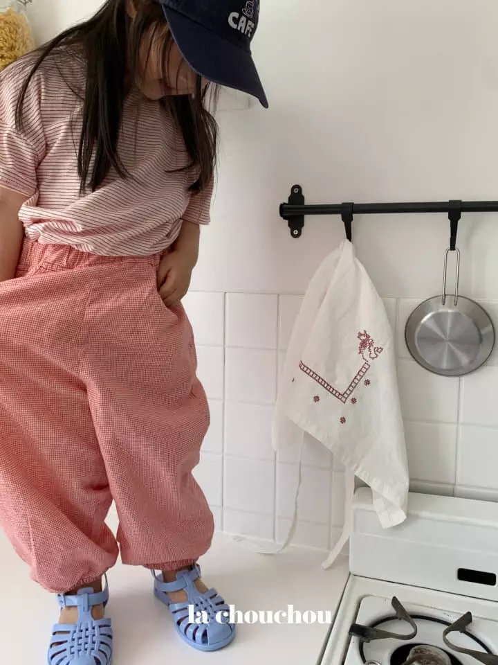 La Chouchou - Korean Children Fashion - #littlefashionista - Check Pants - 5