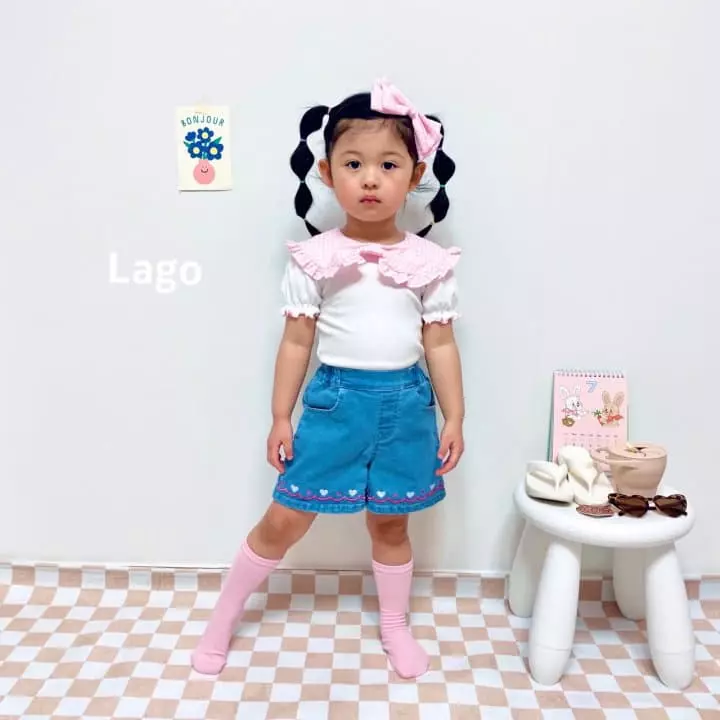 Lago - Korean Children Fashion - #discoveringself - Candy Ribbon Tee - 9