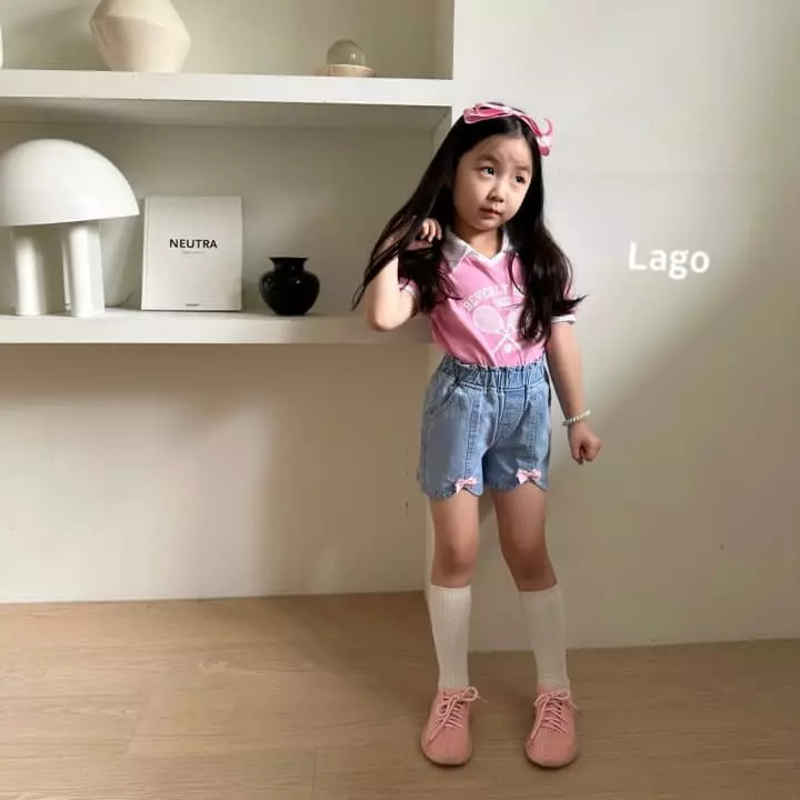 Lago - Korean Children Fashion - #fashionkids - Tennis Collar Tee - 8