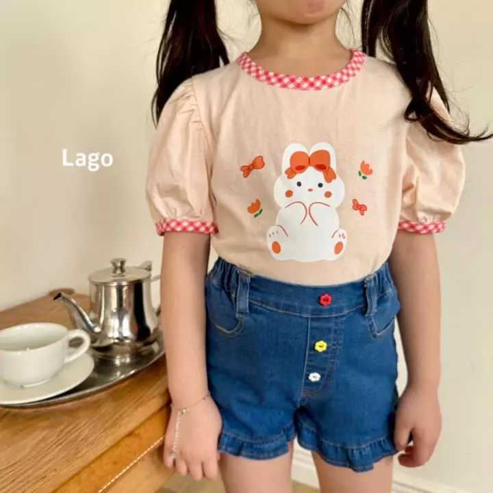 Lago - Korean Children Fashion - #kidsshorts - Bunny Tee - 6