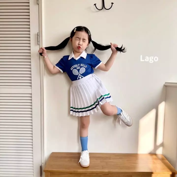 Lago - Korean Children Fashion - #kidsstore - Tennis Collar Tee - 10