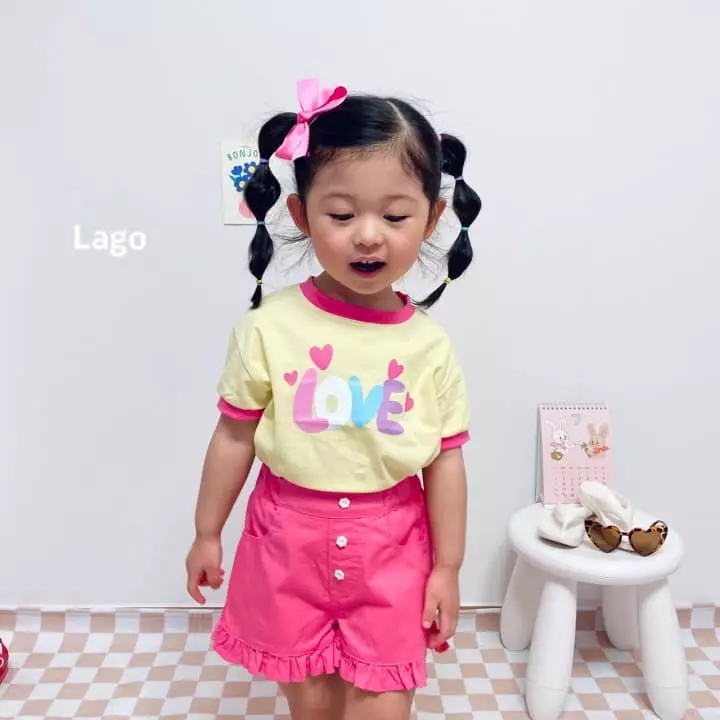 Lago - Korean Children Fashion - #littlefashionista - Frill Color Pants - 6