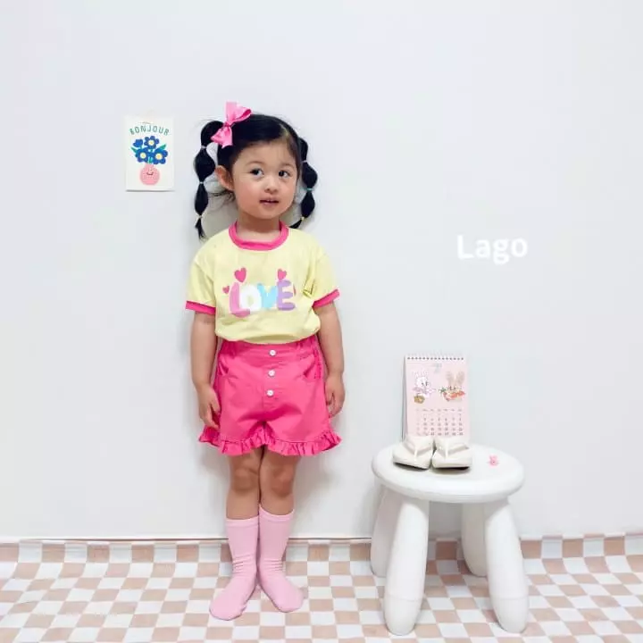 Lago - Korean Children Fashion - #prettylittlegirls - Frill Color Pants - 9