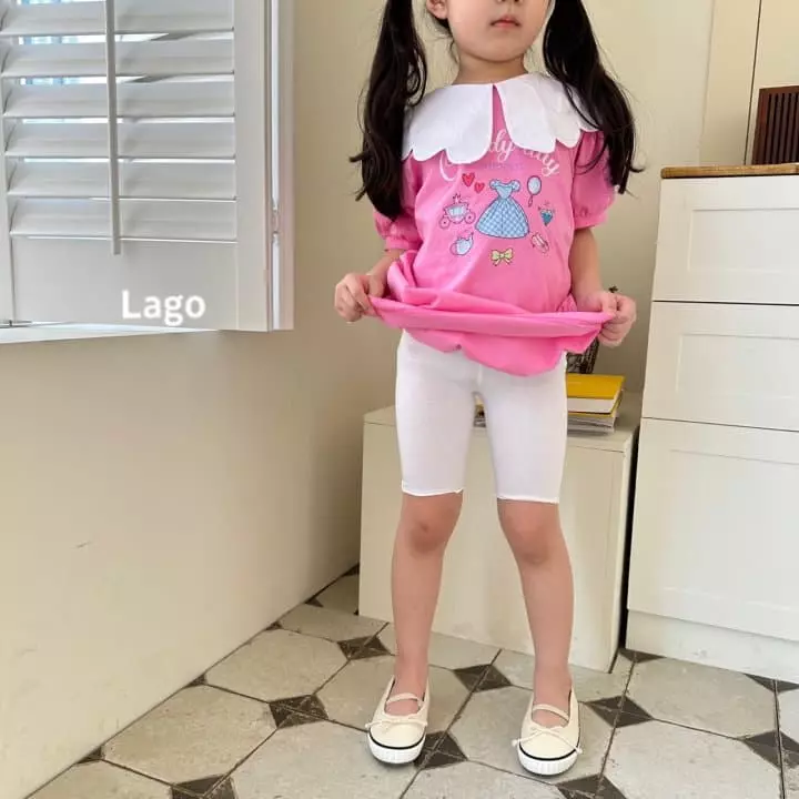 Lago - Korean Children Fashion - #prettylittlegirls - Terry Leggings - 8