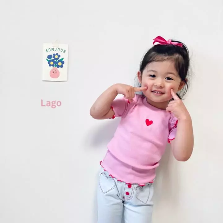 Lago - Korean Children Fashion - #stylishchildhood - Heart Pants - 12