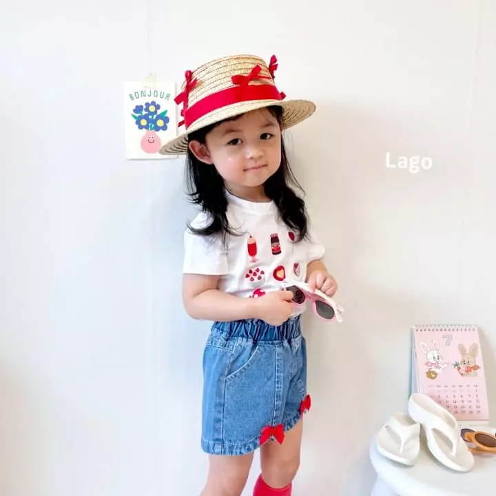 Lago - Korean Children Fashion - #todddlerfashion - Ribbon Jeans - 5